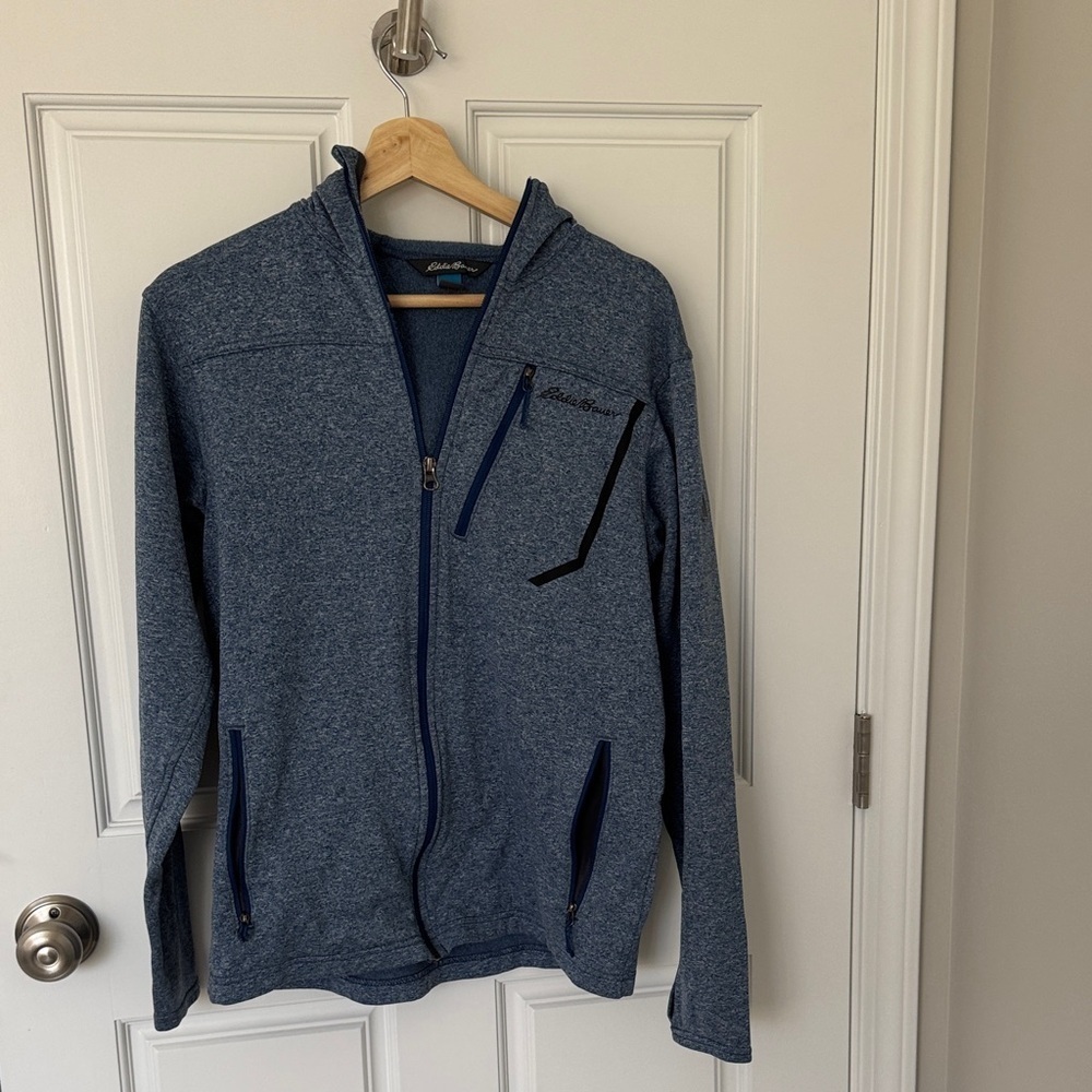 Eddie Bauer Men’s Blue Full-Zip Jacket